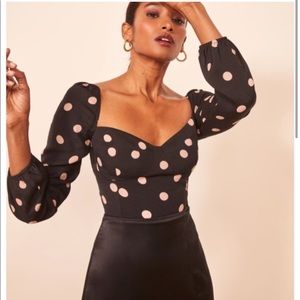 Reformation Reign Top in Kisses